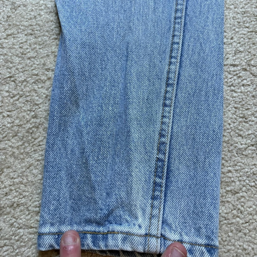 Vtg Levis 512 Jeans Mens‎ 29x33 Blue Slim Tapered Denim Pants Light Wash USA 90s - Picture 16 of 16